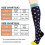 (S-M) 5 Pairs Compression Knee High Support Socks 4