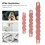 Webschiffchen Set Kiefernholz Wellendesign 19