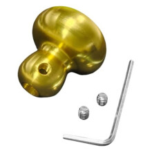 Tuning Fork Boot with Screw Lock, Tuning Forks Feet Tuning Fork Base for Yoga, Meditation & Sound Relaxation Gold