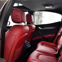 Front Headrest Bushing Cover for Ghibli Quattroporte Headrest Guide Rod Trim Cover Red