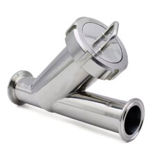 Sanitary Y-Type Strainer Tri Clamp Inline Filter High-Sealing for Homebrew & Beverage