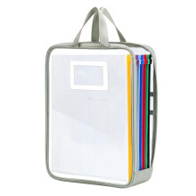 11 Pcs Organizer Pouch Set, Colorful Files Zipper Folders