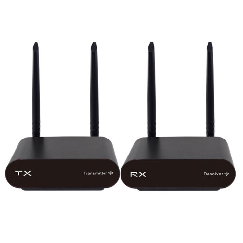 AU680 Wireless Audio Transmitter&Receiver UHF Wireless WiFi Audio Transmitter Receiver for PC DVD Mic Amplifier EU Plug 1