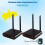 Trasmettitore e Ricevitore Audio Wireless AU680 UHF WiFi per PC, DVD, Microfono, Amplificatore, Spina AU 2