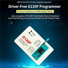 G120F SPI-Flashprogrammeur (Drivervrij) - Ondersteunt 24XX-, 25XX-, 95XX- en 45XX-BIOS-Chips - Snelle Lees-/Schrijfprogrammeur