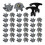 Shoe Spikes Replacements, 100pcs  Shoe Cleats with 2pcs T-Handle Spanners 1