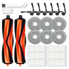 Kit de Accesorios Compatible con para S40 Pro OV71GL: Cepillo Lateral Principal, Filtro, Mopa y Bolsa para el Polvo