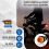 LED Headlight Kit 3-Pin for Ridstar Q20/Q20 Lite/Q20 Pro with Mount Bracket Front Light Headlight 20W 3