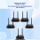 AU680 Wireless Audio Transmitter&Receiver UHF Wireless WiFi Audio Transmitter Receiver for PC DVD Mic Amplifier EU Plug 5