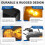 LED Headlight Kit 3-Pin for Ridstar Q20/Q20 Lite/Q20 Pro with Mount Bracket Front Light Headlight 20W 4
