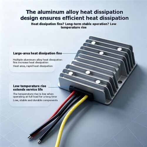 - Converter 18-80V to 12V 20A Step Down Power Supply Module Voltage Regulator High Power Converter 2