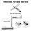4-Pack Universal Drum Key Set -Tuning Wrench Kit with Continuous Motion Speed Key - Fits All 1/4" Rods (Silver) 4