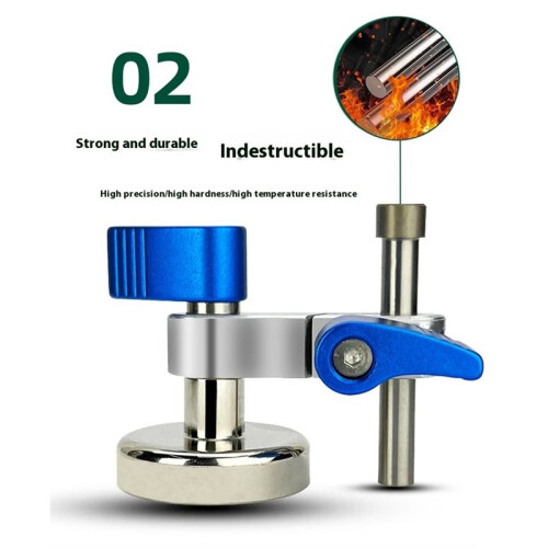 Magnet Locator Positioner CNC Workpiece Locator Auxiliary Parallel Magnetic Suction Auxiliary Vise Vice Self Centering 2