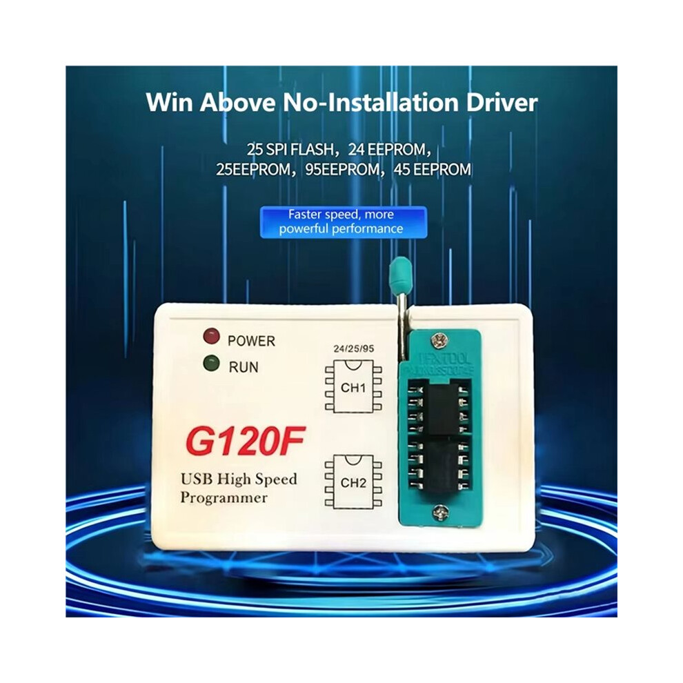 G120F Programmer Driver-Free SPI Flash Burner Support 24XX 25XX 95XX ...