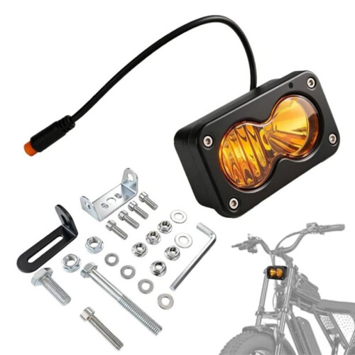 LED Headlight Kit 3-Pin for Ridstar Q20/Q20 Lite/Q20 Pro with Mount Bracket Front Light Headlight 20W 2