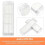Accessory Kit Compatible Compatible with  S40 Pro OV71GL Main Side Brush Filter Mop Dust Bag 4