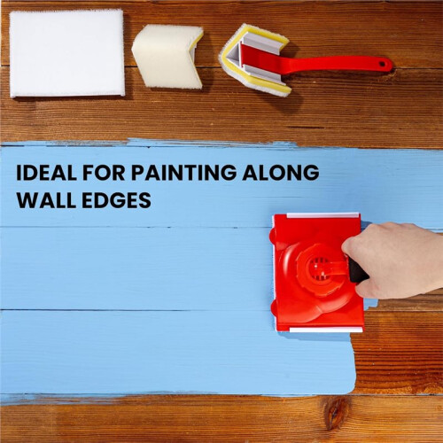 Corner Painting Tool Kit - Precise Edges Trim Roller Brush for Walls, Ceilings, Doors & Window Frames 2