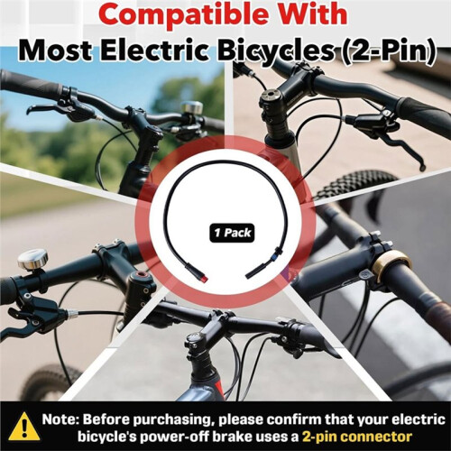 Magnetischer Bremssensor für E-Bikes, 2-Poliger Motorabschalter, Bremskabel für Elektroroller 2