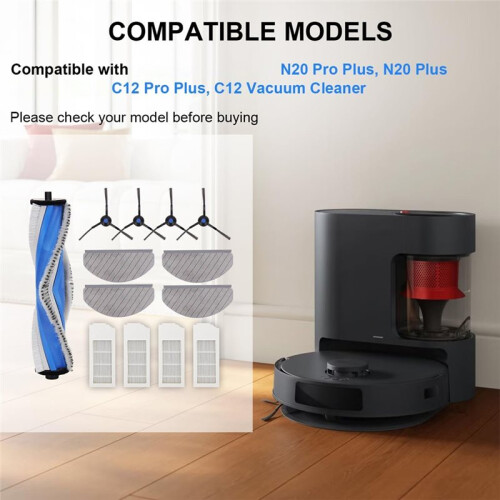 Ricambi per Aspirapolvere per  per Deebot N20 Pro , N20  e per  C12 Pro , C12 2
