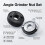 5/8"-11 Quick Release Flange Nut for Angle Grinder - Tool-Free Lock Nut for Fast Disc Changes 2