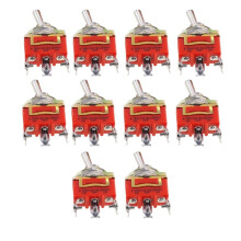 10 Stuks Schakelaars SPST DPDT 250V 15A E-TEN1021/1121/1122 Grote Tuimelschakelaars C