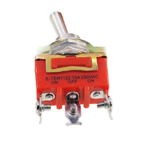 10 Stück SPST/DPDT-Kippschalter 250 V 15 A E-TEN1021/1121/1122 C 1
