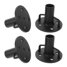 4 Supports de Fixation Robustes pour Poteaux de Tente, avec , pour le Camping, la Randonnée et les Activités de Plein Air
