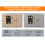20W USB C Wall Outlet with 2 Retractable Cables & 2  Flush Mount GaNs PD Fast Charging Receptacle A 5