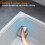 White Quartz Composite Kitchen Sink 570x450mm Deep Bowl Granite Sink Easy Clean 9