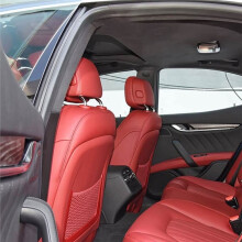 Front Headrest Bushing Cover for Ghibli Quattroporte Headrest Guide Rod Trim Cover Red