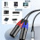 Câble Audio Auxiliaire USB-C Vers Double XLR Mâle avec Puce DAC Intégrée B 5