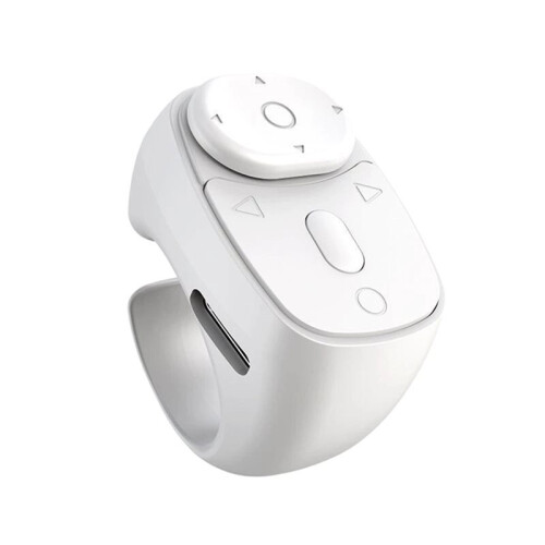 Wireless Phone Scroller Remote Rechargeable Fingertip Scrolling  Remote Control for Page Turning Camera Smartphone