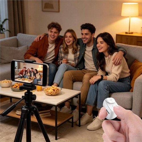 Wireless Phone Scroller Remote Rechargeable Fingertip Scrolling  Remote Control for Page Turning Camera Smartphone 2