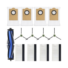 Apto para (M5 Pro / M5 Max / M5) Accesorios para Aspiradoras: Cepillo Lateral Principal, Filtro HEPA, Paño de Mopa, Bolsa para Polvo, Repuestos