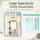 11 Pcs Organizer Pouch Set, Colorful Files Zipper Folders 5