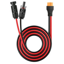 Solar Connector Wiring for Portable Power Setups, 1.5m Flexible 600V Rated Cable for Common Solar Systems