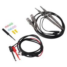 P6100 100 MHz Oscilloscope Clip Probes with BNC to Test Lead Kit