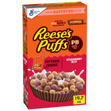 Reese’s Puffs Strawberry Jelly Family Size Cereal (558g)