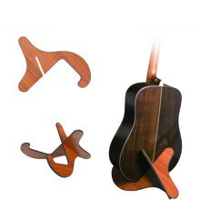 (Ukulele x frame) Wooden Guitar Stand Detachable Floor Rack Wooden Ukulele Holder for Home Instrument Display