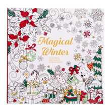 Magical Winter Coloring Book for Kids Christmas Theme Coloring and Drawing Book Winter Holiday Activity Pad