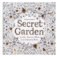 Adult Coloring Book Secret Garden Stress Relief Hand Drawn Coloring Book for Students Drawing and Doodle