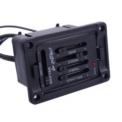 Acoustic Guitar Pickup 4-Band EQ Equalizer Preamp Compatible with Fishman Classic 2