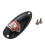 (Black) 6.35mm Boat Type Pickup Jack Output Socket for Strat Stratocaster Electric Guitar Replacement Part 1 Pack 5