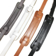 (Black dark green bottom) Leather Guitar Strap with Padded Shoulder for Electric Guitar Bass