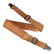 (Black) Thickened Wide Padded Guitar Strap Breathable Anti-Slip for Acoustic Electric Bass Black