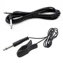 (Pickup Clamp) Instrument Pickup Clip with 3M Cable, Universal Clip-On Tuner Pickup for Guitar Bass Violin