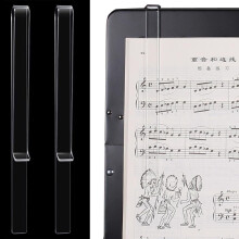 Sheet Music Clips 1 Pair Clear Music Stand Clips for Piano Violin Sheet Music Holder