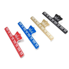 (black) Large Music Clip for Piano Violin Guitar Sheet Music Stand Holder, Multi-Color Instrument Accessory