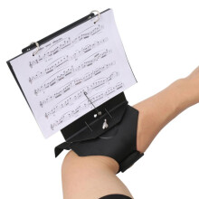 Flute Lyre Black Sheet Music Stand for Flute Brass Instruments Portable Music Clip Holder