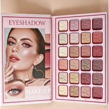 48 Color Book Style Eyeshadow Palette, Multifunctional Makeup Set, Shimmer Matte Nude Shades, Beginner-Friendly Cosmetic Palette